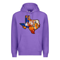 Purple texas map fall Premium Hoodie - JahusDesignShop