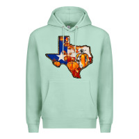 Seafoam texas map fall Premium Hoodie - JahusDesignShop