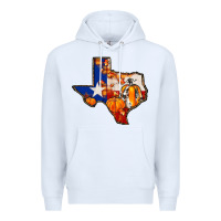 White texas map fall Premium Hoodie - JahusDesignShop