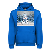 Cobalt winter snowman Urban Hoodie - AdoDesignShop