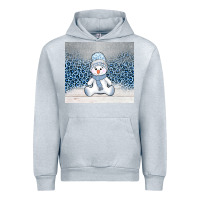 Heather Grey winter snowman Urban Hoodie - AdoDesignShop