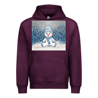 Mauve Wine winter snowman Urban Hoodie - AdoDesignShop