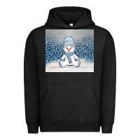 Pigment Black winter snowman Urban Hoodie - AdoDesignShop