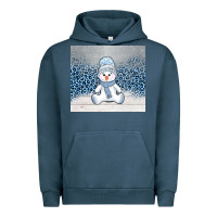 Pigment Midnight Navy winter snowman Urban Hoodie - AdoDesignShop