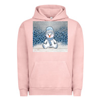 Pigment Salmon winter snowman Urban Hoodie - AdoDesignShop
