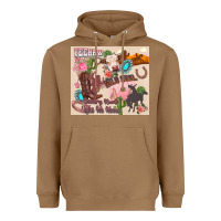 Toasted Coconut yeehaw western Heavyweight Hoodie - Zillion Design Studio