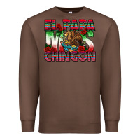 Chestnut El Papa Mas Chingon Premium Sweatshirt - texasbilliewilder