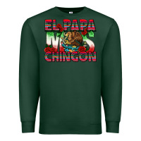 Sports Green El Papa Mas Chingon Premium Sweatshirt - texasbilliewilder