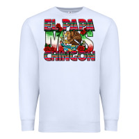 White El Papa Mas Chingon Premium Sweatshirt - texasbilliewilder