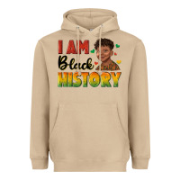 Mushroom i am black history with afro black boy Heavyweight Hoodie - texasbilliewilder