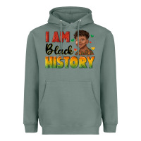 Sage i am black history with afro black boy Heavyweight Hoodie - texasbilliewilder