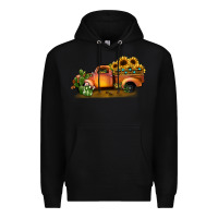 Black sunflower truck Premium Hoodie - JahusDesignShop
