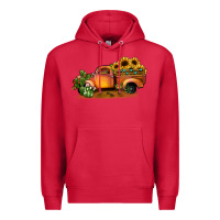 Cardinal sunflower truck Premium Hoodie - JahusDesignShop
