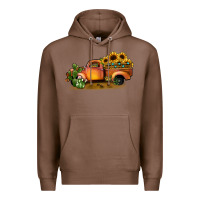 Chestnut sunflower truck Premium Hoodie - JahusDesignShop