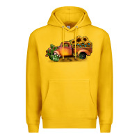 Lemon sunflower truck Premium Hoodie - JahusDesignShop