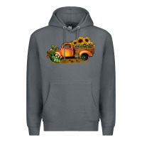Rock sunflower truck Premium Hoodie - JahusDesignShop