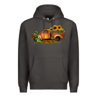 Smoke sunflower truck Premium Hoodie - JahusDesignShop