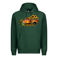 Sports Green sunflower truck Premium Hoodie - JahusDesignShop