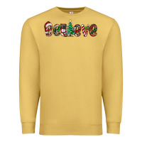 Antique Gold christmas believe Premium Sweatshirt - RanaPortraitStore