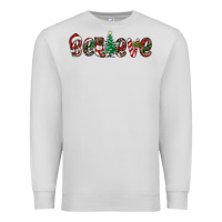 Dove Grey christmas believe Premium Sweatshirt - RanaPortraitStore