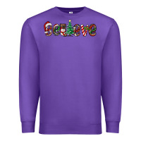 Purple christmas believe Premium Sweatshirt - RanaPortraitStore