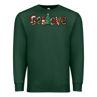 Sports Green christmas believe Premium Sweatshirt - RanaPortraitStore
