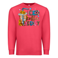 Cardinal iced coffee addict Premium Sweatshirt - Zillion Design Studio