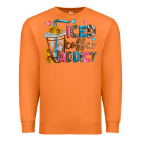 Carrot iced coffee addict Premium Sweatshirt - Zillion Design Studio