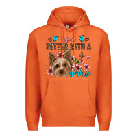 Carrot life is better with a yorkie Premium Hoodie - Jasminsmagicworld