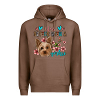 Chestnut life is better with a yorkie Premium Hoodie - Jasminsmagicworld