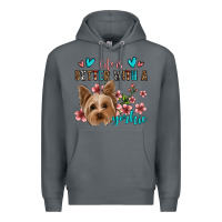 Rock life is better with a yorkie Premium Hoodie - Jasminsmagicworld