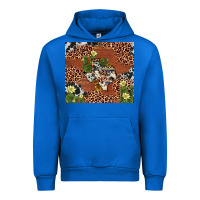Cobalt texas cactus Urban Hoodie - AdoDesignShop