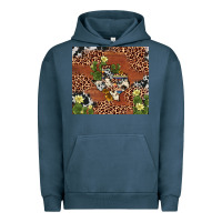 Pigment Midnight Navy texas cactus Urban Hoodie - AdoDesignShop