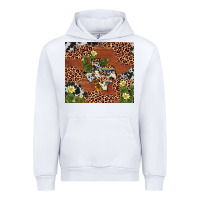 White texas cactus Urban Hoodie - AdoDesignShop