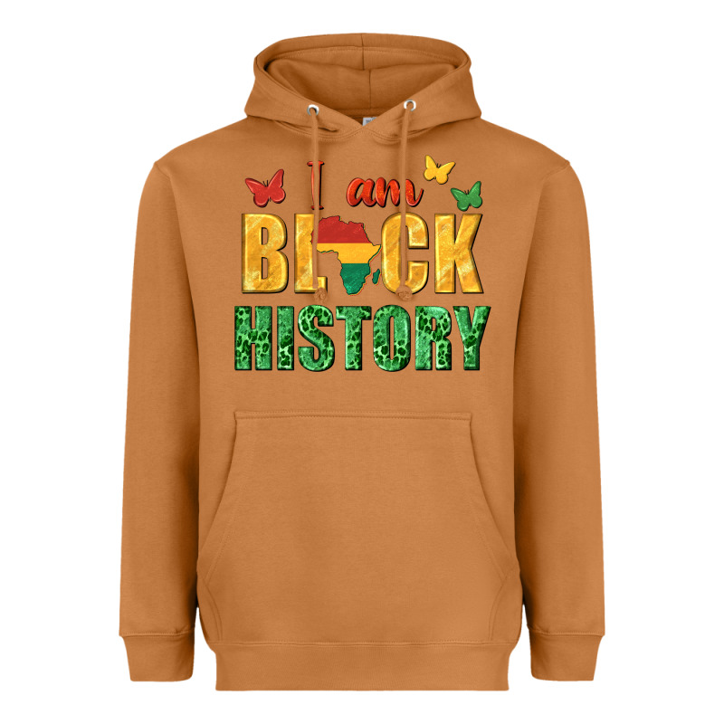 I Am Black History Juneteenth Heavyweight Hoodie by texasbilliewilder | Teevron