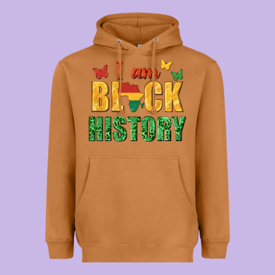 Heavyweight Hoodie i am black history juneteenth