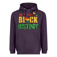 Plum i am black history juneteenth Heavyweight Hoodie - texasbilliewilder