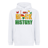 White i am black history juneteenth Heavyweight Hoodie - texasbilliewilder