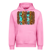 Fuchsia Pink sunflower cactus leopard brushstroke Urban Hoodie - AdoDesignShop