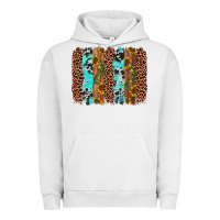 Pigment Lunar Rock sunflower cactus leopard brushstroke Urban Hoodie - AdoDesignShop