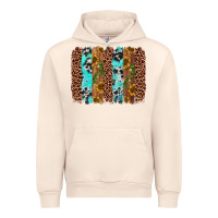 Sandshell sunflower cactus leopard brushstroke Urban Hoodie - AdoDesignShop