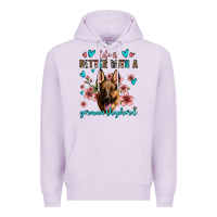 Lilac life is better with a german shepherd Premium Hoodie - Jasminsmagicworld