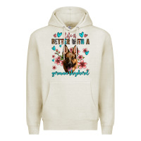 Oatmeal Heather life is better with a german shepherd Premium Hoodie - Jasminsmagicworld