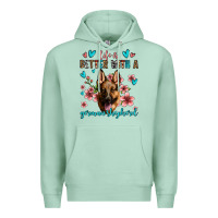 Seafoam life is better with a german shepherd Premium Hoodie - Jasminsmagicworld