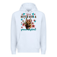 White life is better with a german shepherd Premium Hoodie - Jasminsmagicworld