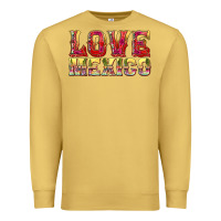 Antique Gold Love Mexico Premium Sweatshirt - texasbilliewilder