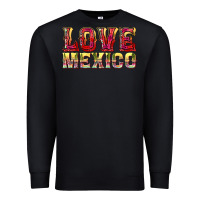 Black Love Mexico Premium Sweatshirt - texasbilliewilder