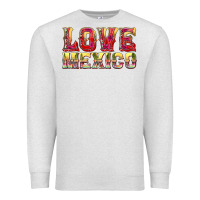 Oatmeal Heather Love Mexico Premium Sweatshirt - texasbilliewilder