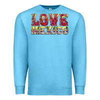 Ocean Blue Love Mexico Premium Sweatshirt - texasbilliewilder