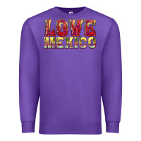 Purple Love Mexico Premium Sweatshirt - texasbilliewilder